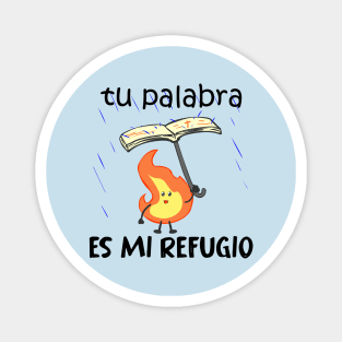 Tu palabra es mi refugio Magnet